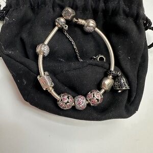 PANDORA Bracelet with charms